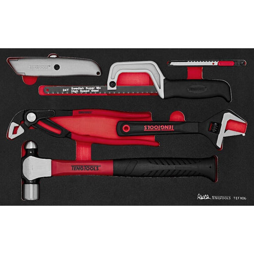 Teng Tools General Tool Set BP FOAM3 6 Pieces Teng Tools - Dynamic Drive