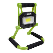 Sealey LEDFL10W R/Charge Portable Fold Flat Floodlight 10W COB LED Li-ion Sealey  - Dynamic Drive