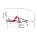 Fiamma Adapter Ford Transit Van RHD H2-L2 290 (98655Z188) Fiamma - Dynamic Drive