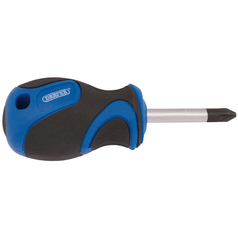 Draper Soft Grip PZ TYPE Screwdriver, No.2 x 38mm 48929 Draper - Dynamic Drive