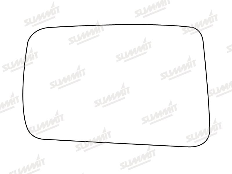 Summit Stick-On Standard Mirror Glass fits Mitsubishi Lancer Galant RHS Summit - Dynamic Drive