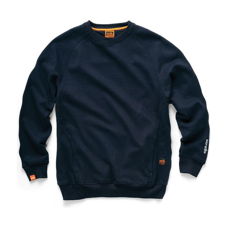 Scruffs Eco Worker Sweatshirt Navy XL Scruffs - Dynamic Drive