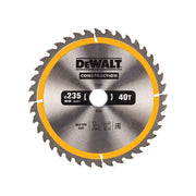 Dewalt Power Tools Portable Construction Circular Saw Blade 235 x 30mm x 40T DeWALT Power Tools - Dynamic Drive