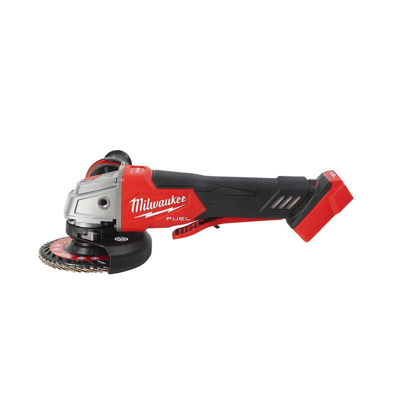 Milwaukee M18 FUEL 115mm Variable Speed & Braking Angle Grinder With Paddle Switch Milwaukee - Dynamic Drive