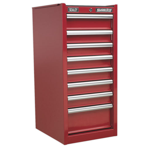 Sealey Hang-On Chest 8 Drawer with Ball-Bearing Slides Red AP33589 Sealey - Dynamic Drive