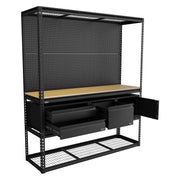 Sealey Heavy-Duty Modular Workbench & Racking Kit with 3 Storage Units Sealey - Dynamic Drive