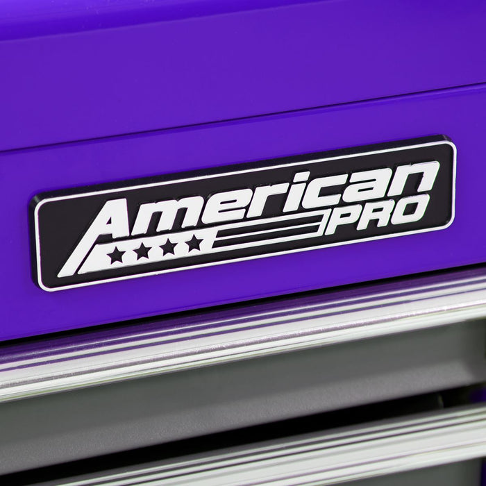 Sealey Topchest & Rollcab Combo 6 Drawer - Purple/Grey AP2200BBCP Sealey  - Dynamic Drive