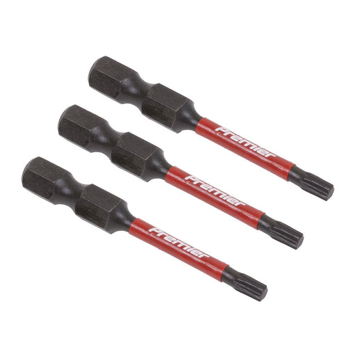 Sealey TRX-Star* T15 Impact Power Tool Bits 50mm 3pc AK8241 Sealey - Dynamic Drive