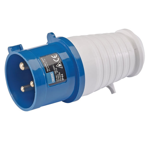 Draper 230V IP44 Site Plug, 32A 03141 Draper - Dynamic Drive