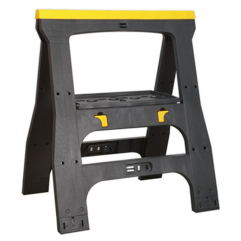 Sealey Heavy-Duty Folding Composite Trestles FDT42 Sealey - Dynamic Drive