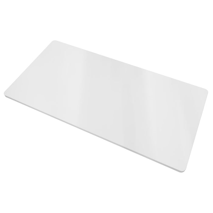 Dellonda White Rectangular Desktop Dellonda  - Dynamic Drive