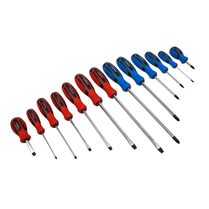 Seigen by Sealey Screwdriver Set 13pc Hammer-Thru S0754 Seigen by Sealey  - Dynamic Drive