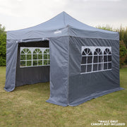 Dellonda Side Walls/Doors/Windows for Gazebo/Marquee Fits 2 x 2m Models - Grey Dellonda - Dynamic Drive