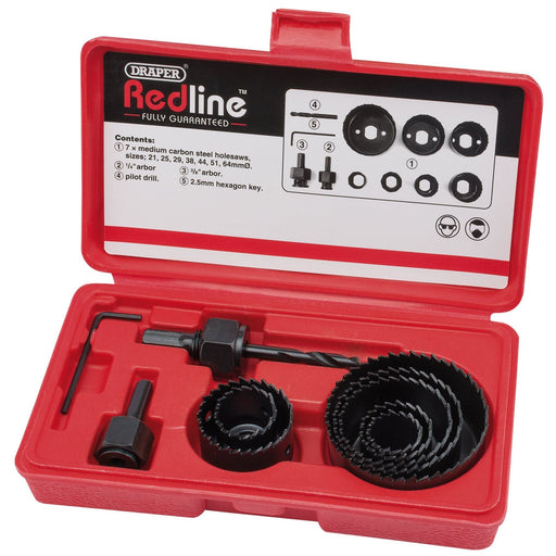 Draper Holesaw Kit (11 Piece) 68470 Draper - Dynamic Drive