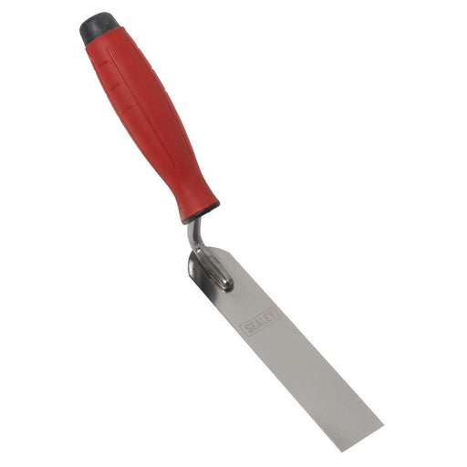 Sealey Stainless Steel Finishing Trowel with Rubber Handle 30 x 160mm T1740 Sealey - Dynamic Drive