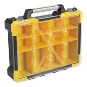 Sealey Parts Storage Case with 12 Removable Compartments APAS12R Sealey - Dynamic Drive