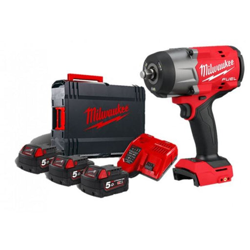 Milwaukee M18 Fuel 1/2In. High Torque Impact Wrench With Friction Ring Kit Milwaukee - Dynamic Drive