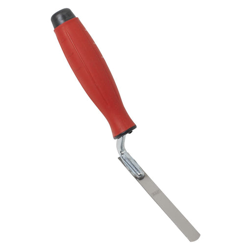 Sealey Stainless Steel Edging Trowel with Rubber Handle 12mm T0309 Sealey - Dynamic Drive