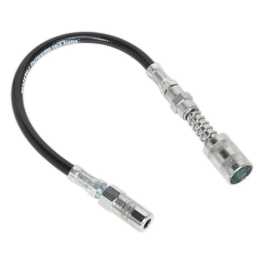 Sealey Rubber Delivery Hose with 4-Jaw Connector Flexible 300mm Quick Release Co Sealey - Dynamic Drive
