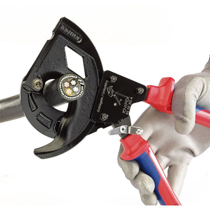 Draper Knipex 95 32 Ratchet Action Cable Cutter For SWA Cable, 315mm, 315A 82575 Draper - Dynamic Drive