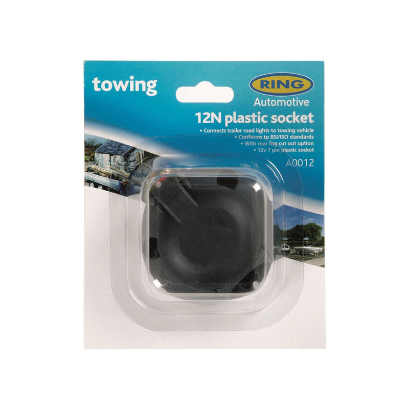 Ring Automotive A0012 12N Plastic Socket (Including Rear Fog Cut Out) Ring Automotive - Dynamic Drive