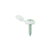 Connect White Number Plate Flip Top & Screw 5pc 36884 Tool Connection - Dynamic Drive