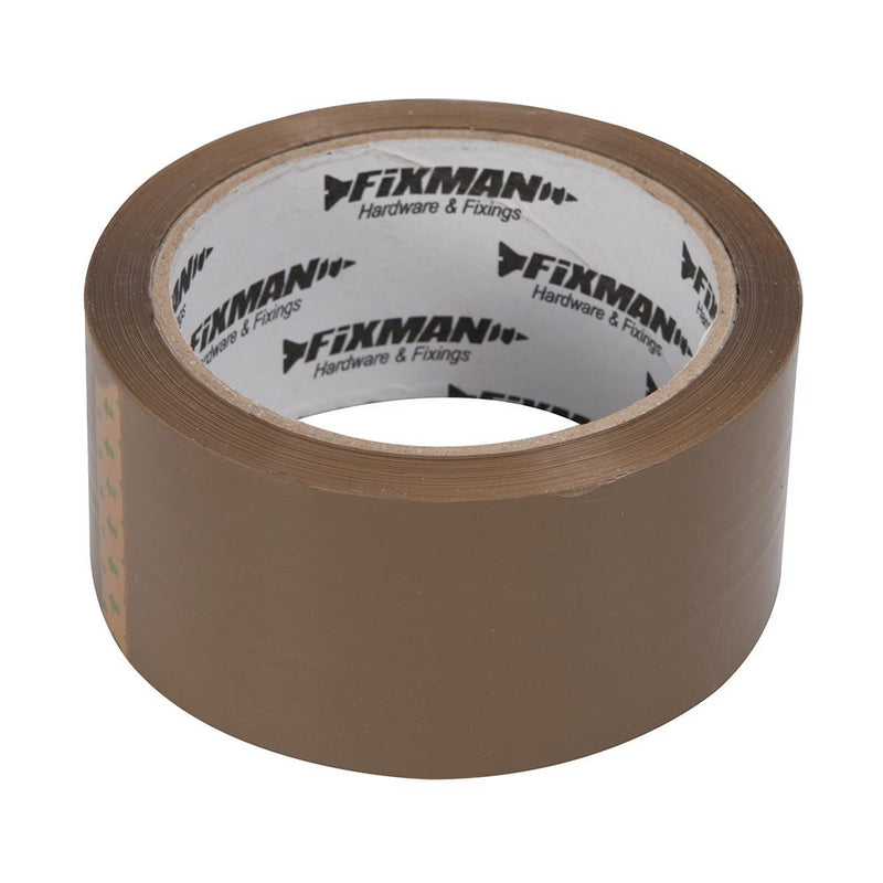 Fixman Packing Tape 48mm x 66m Brown Fixman - Dynamic Drive
