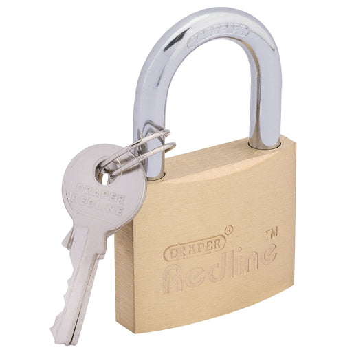 Draper Brass Cylinder Padlock, 40mm 68022 Draper - Dynamic Drive
