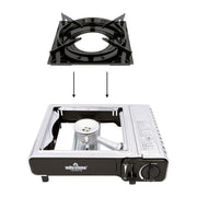 Portable Gas Stove - Fully Safety Certified 18949 Milestone Camping - Dynamic Drive