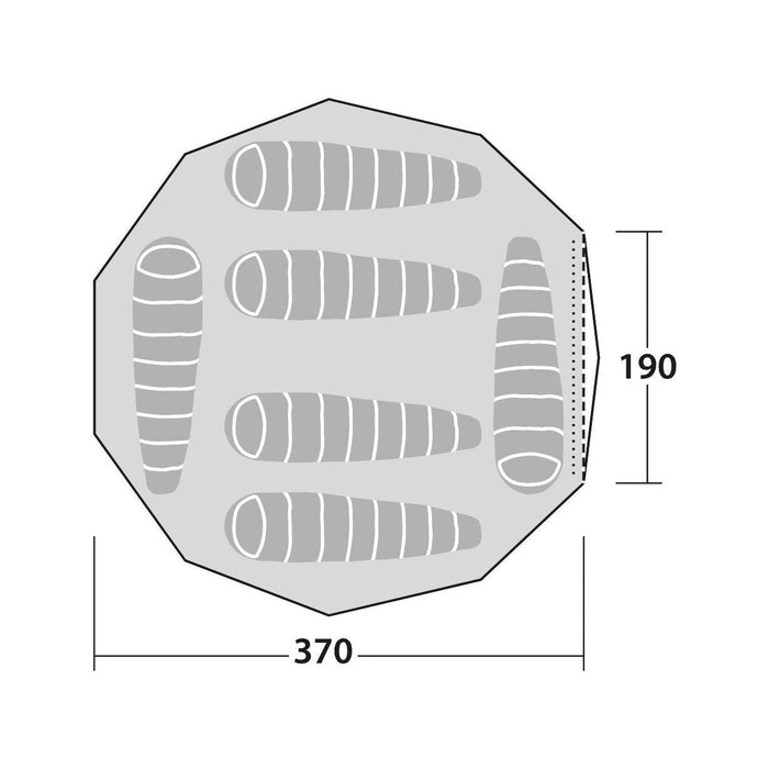 Robens Klondike 6 Berth Poled Tent Robens - Dynamic Drive