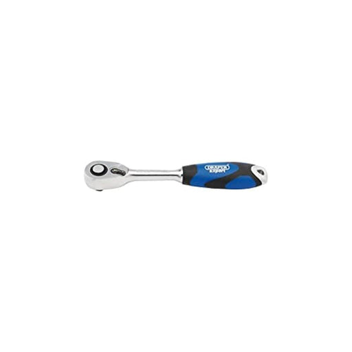 Draper Soft Grip Reversible Ratchet, 1/4" Sq. Dr., 72 Tooth 26502 Draper - Dynamic Drive