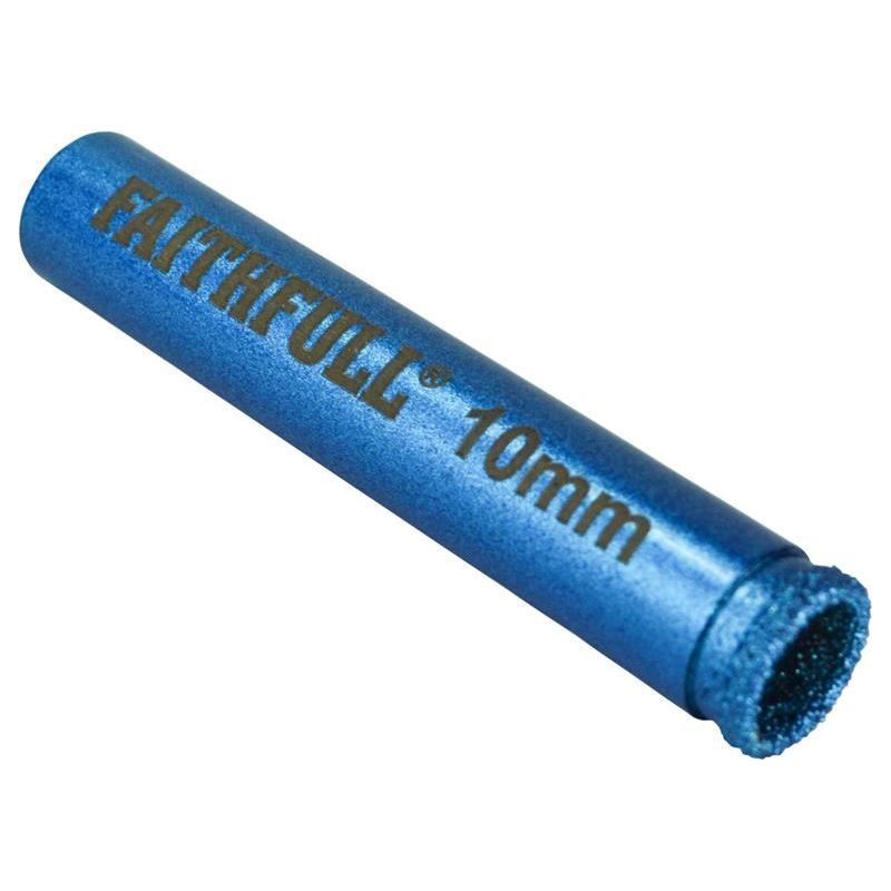 Faithfull Diamond Ceramic Mini Holesaw 10mm Faithfull - Dynamic Drive
