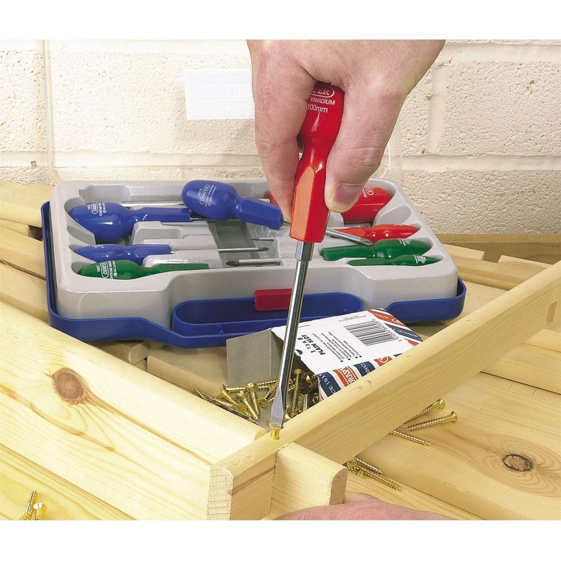 Draper Cabinet Pattern Screwdriver Set (9 Piece) 29613 Draper - Dynamic Drive