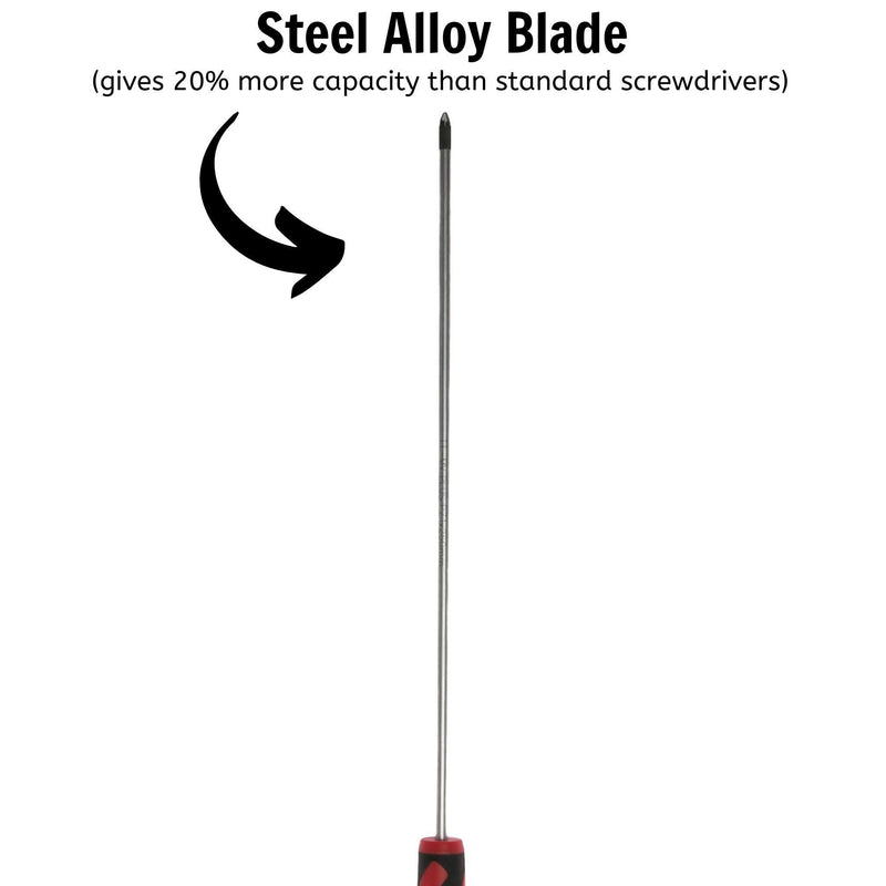 Teng Tools PZ Screwdriver PZ4 x 200mm XL Hex Shaft Teng Tools - Dynamic Drive