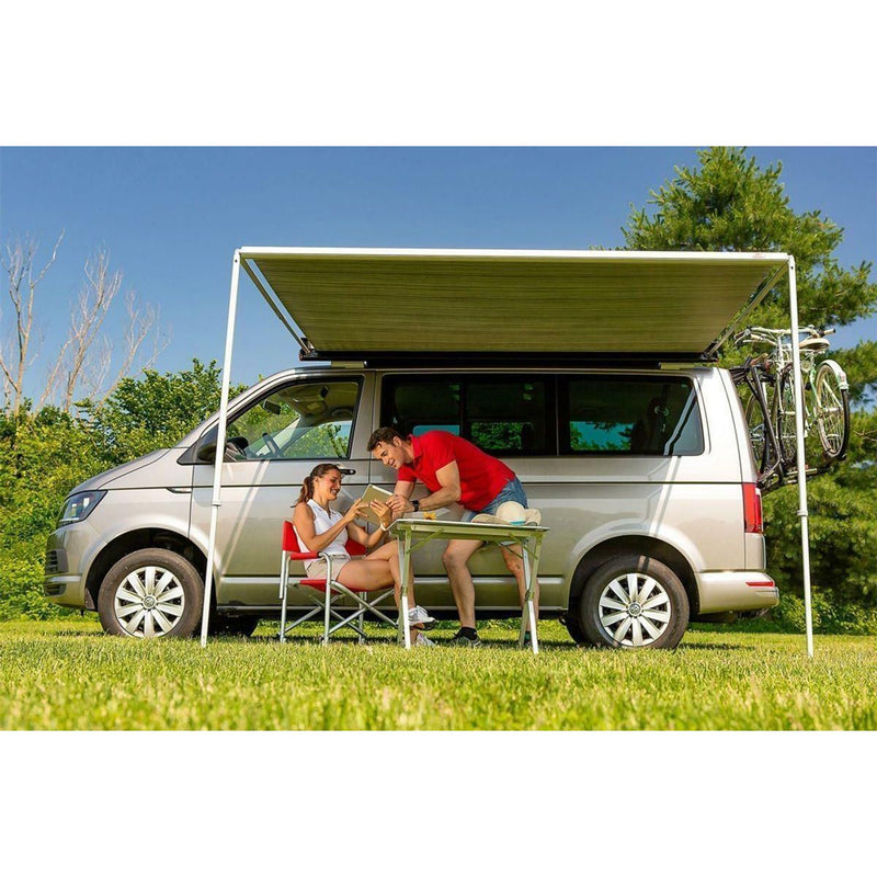 Fiamma F35 Pro 250 Awning Deep Black Case Royal Grey Fabric Campervan Caravan Fiamma - Dynamic Drive