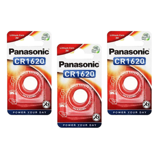Connect Panasonic Coin Cell Battery CR1620 1pc 36906 Tool Connection - Dynamic Drive