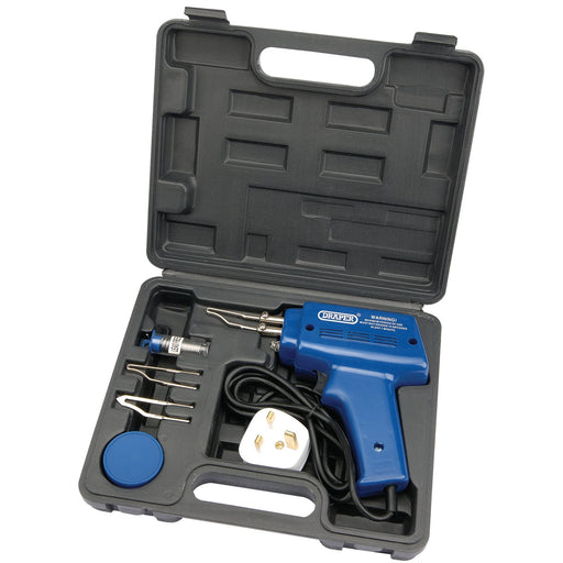 Draper 230V Soldering Gun Kit, 100W 71420 Draper - Dynamic Drive