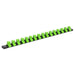 Sealey Socket Retaining Rail with 16 Clips 1/2"Sq Drive Hi-Vis Green AK27054HV Sealey - Dynamic Drive