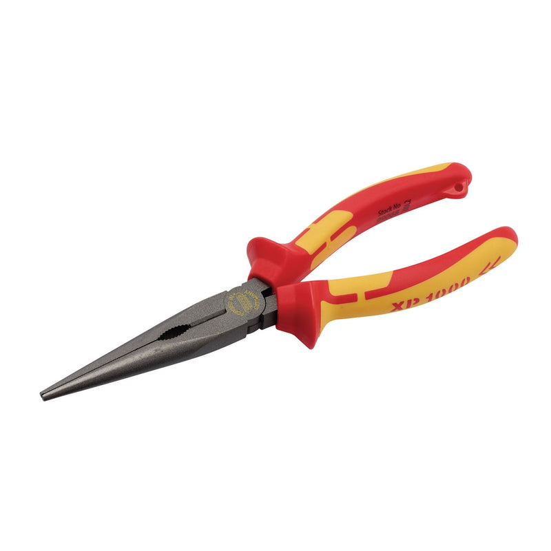 Draper XP1000 VDE Long Nose Pliers, 200mm, Tethered 99068 Draper - Dynamic Drive