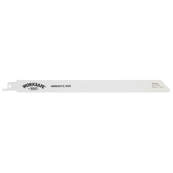 Sealey Reciprocating Saw Blade 250mm 14tpi Pack of 5 WRS3013/250 Sealey - Dynamic Drive