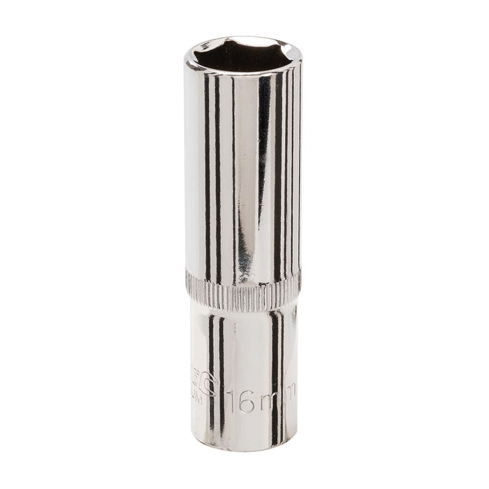 Silverline Deep Socket 1/2" Drive 6pt Metric 16mm Silverline - Dynamic Drive