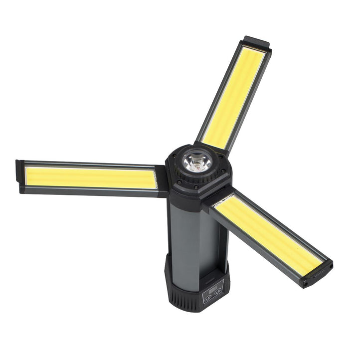 Sealey Rechargeable Flexible Floodlight with Tripod 24W COB LED & 5W SMD LED Sealey - Dynamic Drive