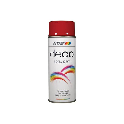 Motip® Deco Spray Paint High Gloss RAL 3002 Carmine Red 400ml MOTIP® - Dynamic Drive