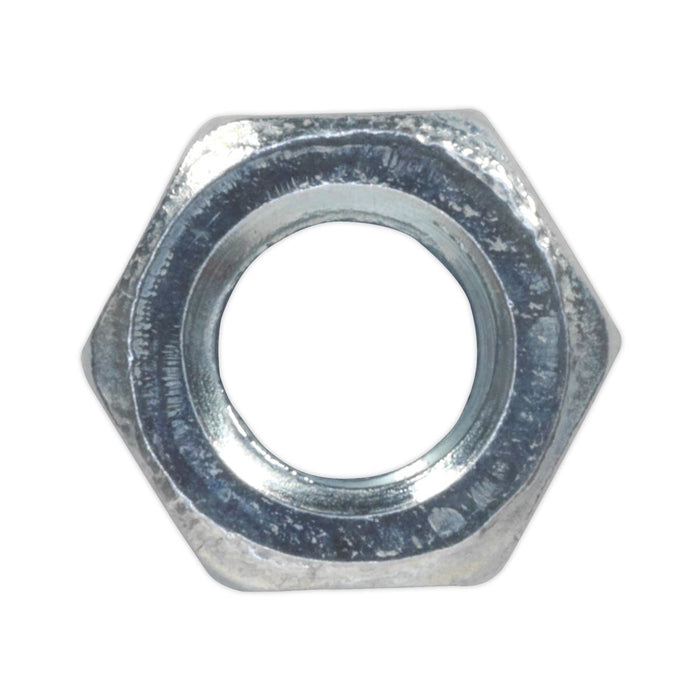 Sealey Steel Nut M5 Zinc DIN 934 Pack of 100 SN5 Sealey  - Dynamic Drive