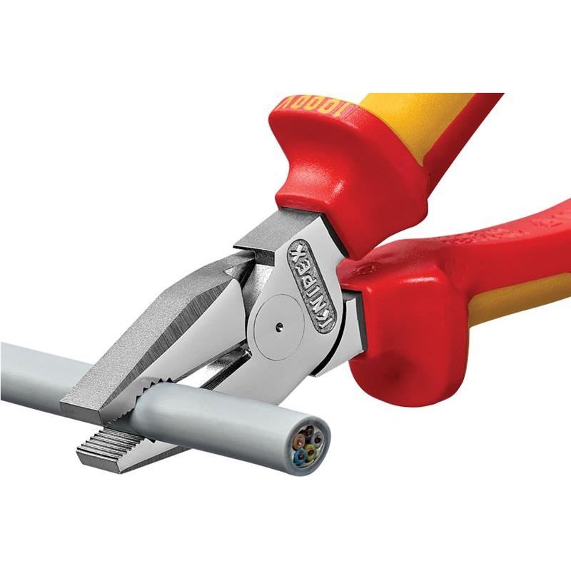 Knipex VDE High Leverage Combination Pliers 180mm Knipex - Dynamic Drive