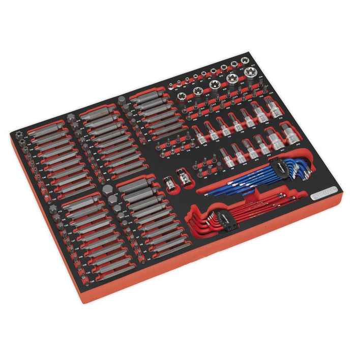 Superline PRO Tool Chest Combination 14 Drawer with 446pc Tool Kit - Red Superline Pro - Dynamic Drive