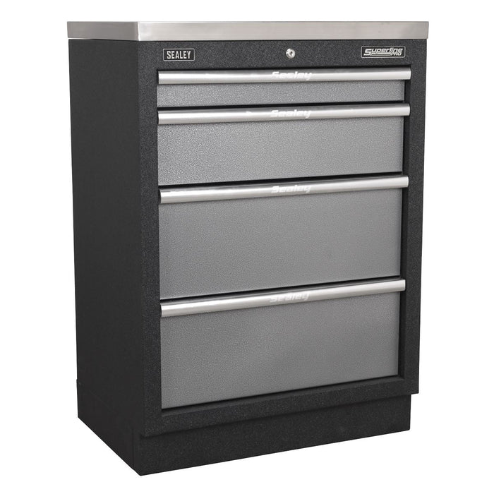 Sealey Superline Pro 2.0m Storage System Stainless Worktop APMSSTACK07SS Sealey - Dynamic Drive