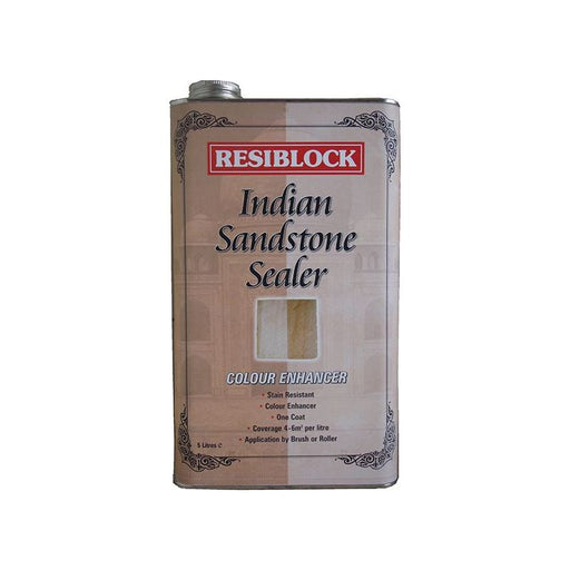 Everbuild Sika Resiblock Indian Sandstone Sealer Colour Enhancer 5 litre Everbuild Sika - Dynamic Drive