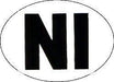 W4 Ni Sticker Large Oval 37173 W4 - Dynamic Drive