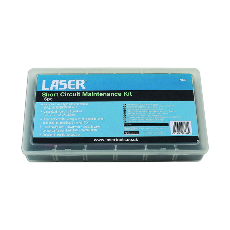 Laser Short Circuit Diagnostic Kit 16pc 7386 Laser - Dynamic Drive